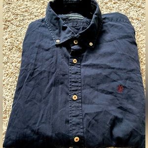 Long sleeve blue Ralph Lauren polo